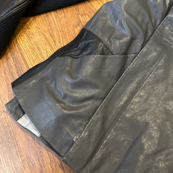 Vince Leather moto Jacket - Picture 5 of 11